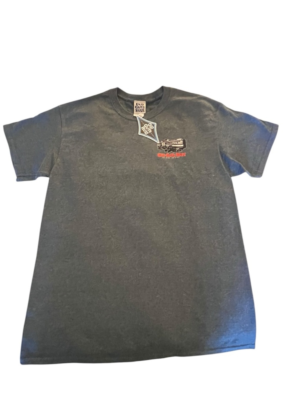Old Guy Rule Men's T'shirt Live to Ride.. Ride to Eat! 50% Cotton 50% Polyester